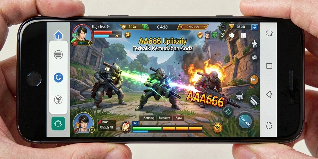 Screenshot utama AA666 menunjukkan antarmuka yang intuitif dan mudah digunakan.