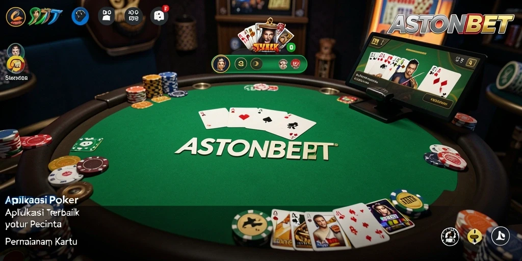 Tampilan gameplay seru dan menarik di ASTONBET Poker.