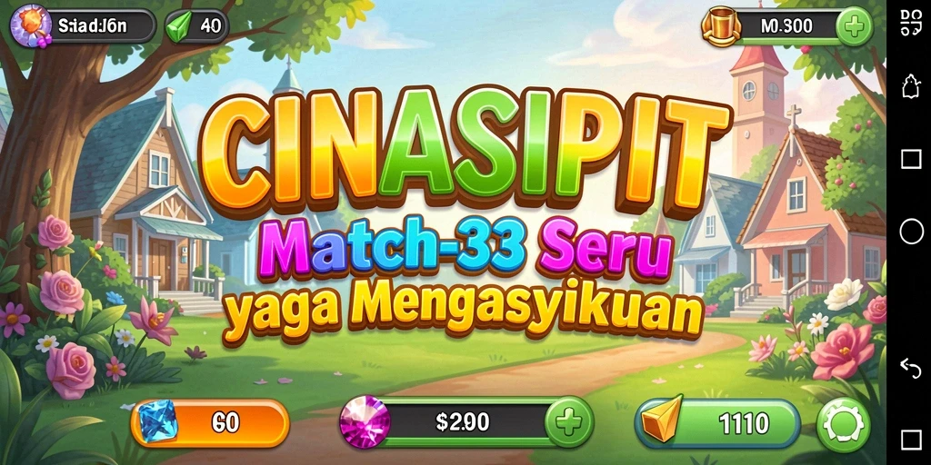 Tangkapan layar gameplay <strong>CINASIPIT</strong> yang menarik dan penuh warna.