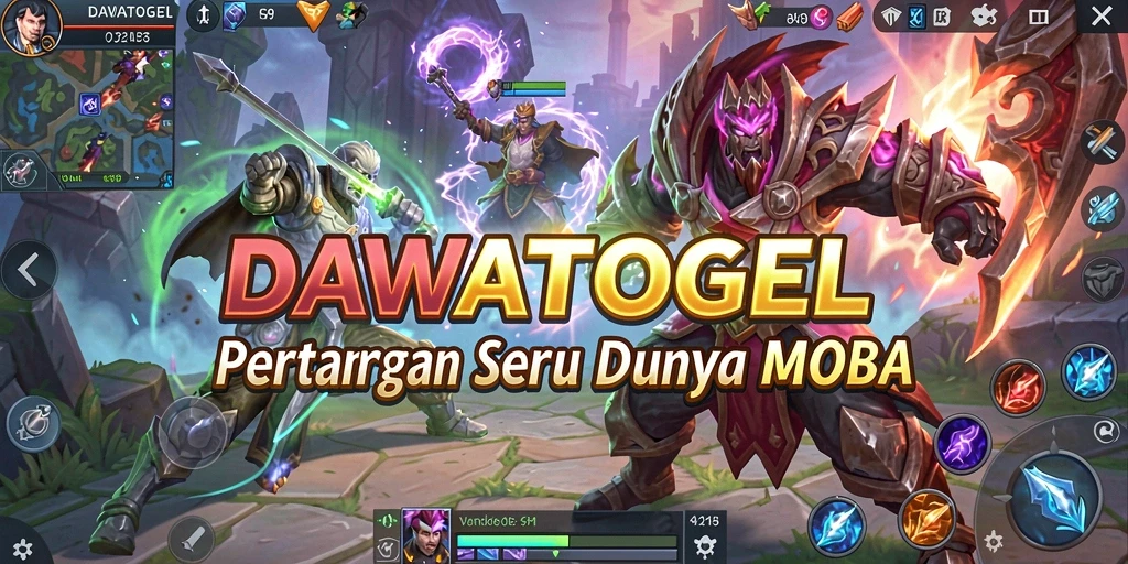 Gameplay seru DAWATOGEL dengan aksi pertarungan dinamis.