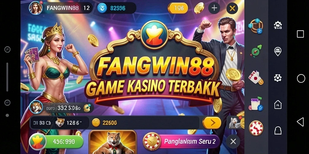 Tangkapan layar FANGWIN88 menampilkan permainan kasino yang dinamis dan menarik.