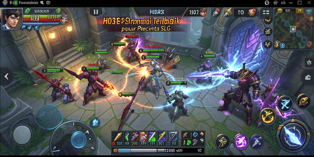 Tampilan gameplay H03 yang menegangkan dan strategis.