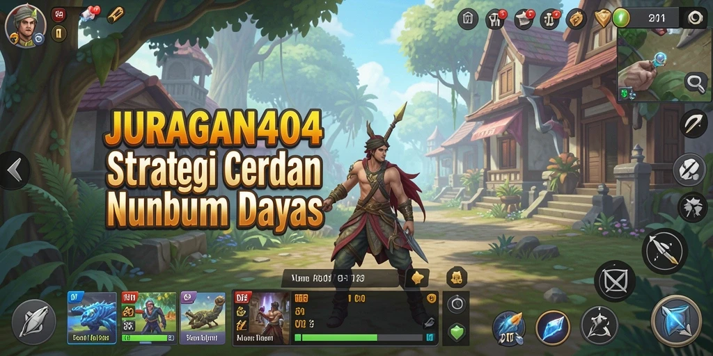 Tampilan gameplay JURAGAN404 yang mendebarkan dan penuh strategi.