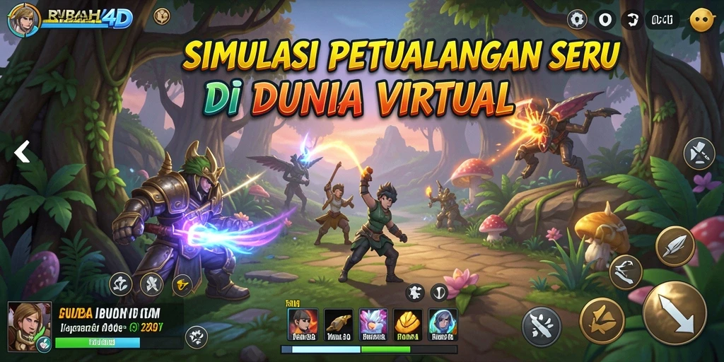Tangkapan layar utama RUBAH4D menampilkan gameplay Simulation yang mendebarkan.